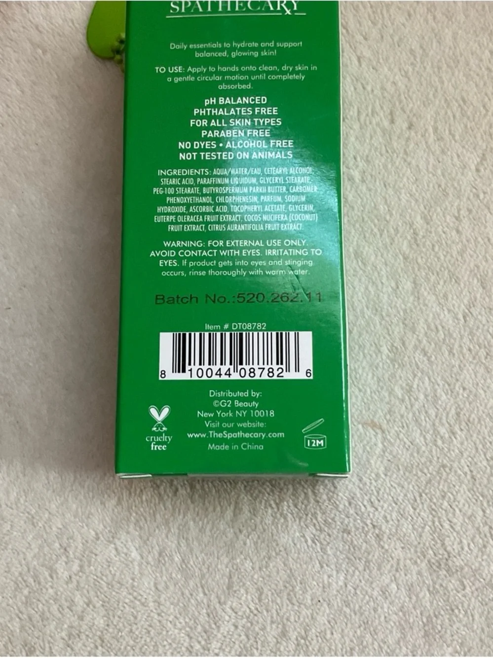 Coconut Crush Hand Cream — Green Moisturizing Formula